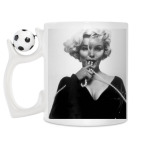 Кружка с футбольным мячиком