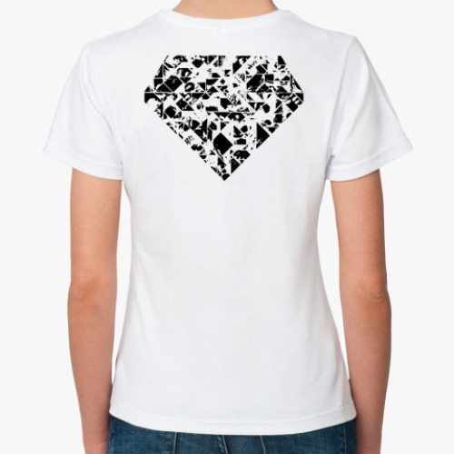 Классическая футболка с принтом  футболка Брюлик