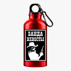 Металлическая бутылка 400 мл UV-DTF