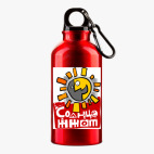 Металлическая бутылка 400 мл UV-DTF