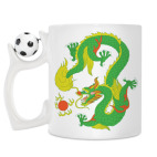 Кружка с футбольным мячиком