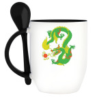 Кружка с ложкой