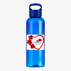 Прозрачная спортивная бутылка