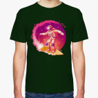 Космонавт серфер на волне