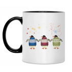 Кружка двухцветная