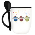 Кружка с ложкой