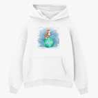 Толстовка худи оверсайз