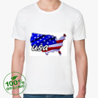 Мужская футболка органик