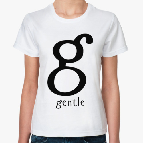 Классическая футболка с принтом Vector fro fun