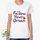 Женская футболка органик