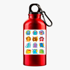 Металлическая бутылка 400 мл UV-DTF