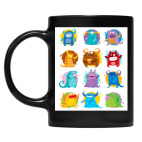 Кружка цветная UV-DTF