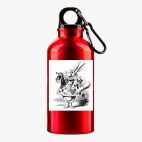 Металлическая бутылка 400 мл UV-DTF