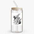 Банка с бамбуковой крышкой