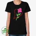 Женская футболка органик