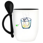 Кружка с ложкой