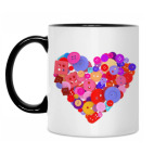 Кружка двухцветная