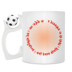 Кружка с футбольным мячиком