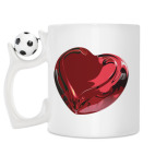 Кружка с футбольным мячиком