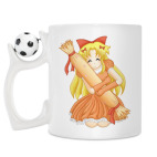 Кружка с футбольным мячиком