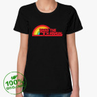 Женская футболка органик