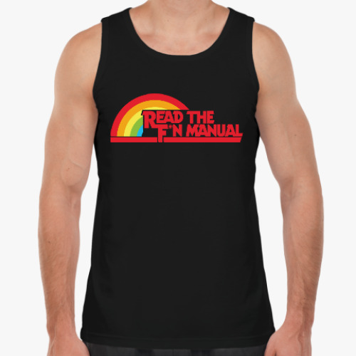Майка с принтом Read the fucking manual RTFM