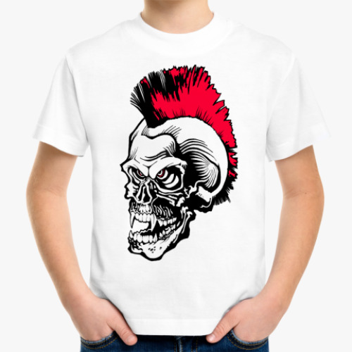 Детская футболка Punk Skull