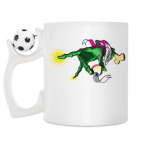 Кружка с футбольным мячиком