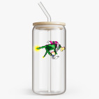 Банка с бамбуковой крышкой