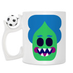 Кружка с футбольным мячиком