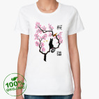 Женская футболка органик