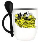 Кружка с ложкой