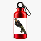 Металлическая бутылка 400 мл UV-DTF