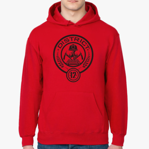 Толстовка худи с принтом Голодные Игры