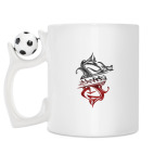 Кружка с футбольным мячиком