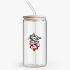 Банка с бамбуковой крышкой