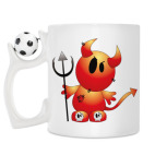 Кружка с футбольным мячиком
