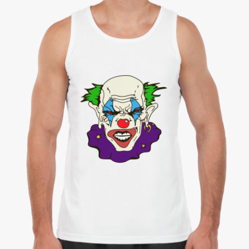 Майка с принтом Клоун