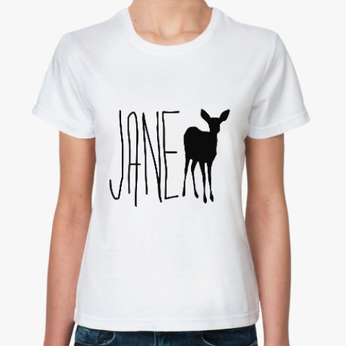 Классическая футболка JANE DOE