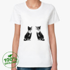 Женская футболка органик