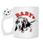 Кружка с футбольным мячиком