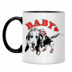 Кружка двухцветная