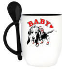 Кружка с ложкой