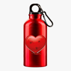 Металлическая бутылка 400 мл UV-DTF