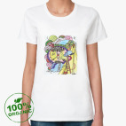 Женская футболка органик