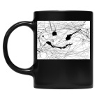 Кружка цветная UV-DTF