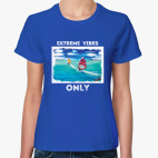 Пара виндсерферов в раю