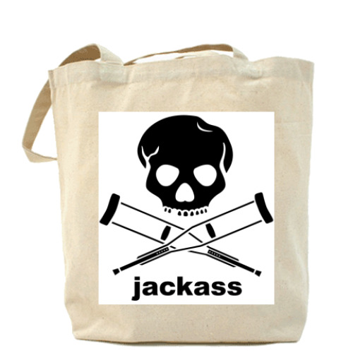 Сумка шоппер с принтом  Jackass