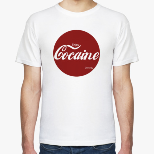 Футболка с принтом Enjoy Cocaine