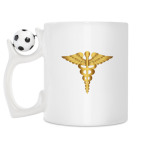 Кружка с футбольным мячиком